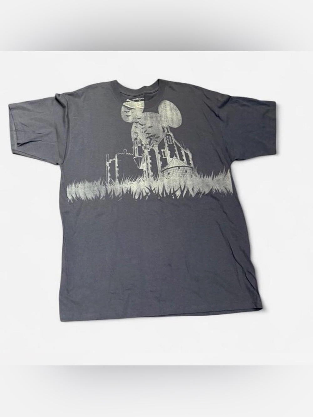 Disney Haunted Mansion Oversized Graphic Tee XL - Spooky Season Goth